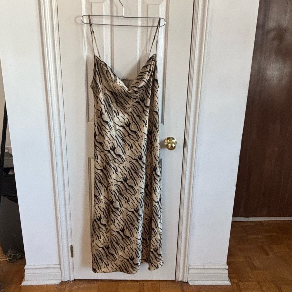 vintage 80s / 90s long nightgown or dress animal print accepting offers